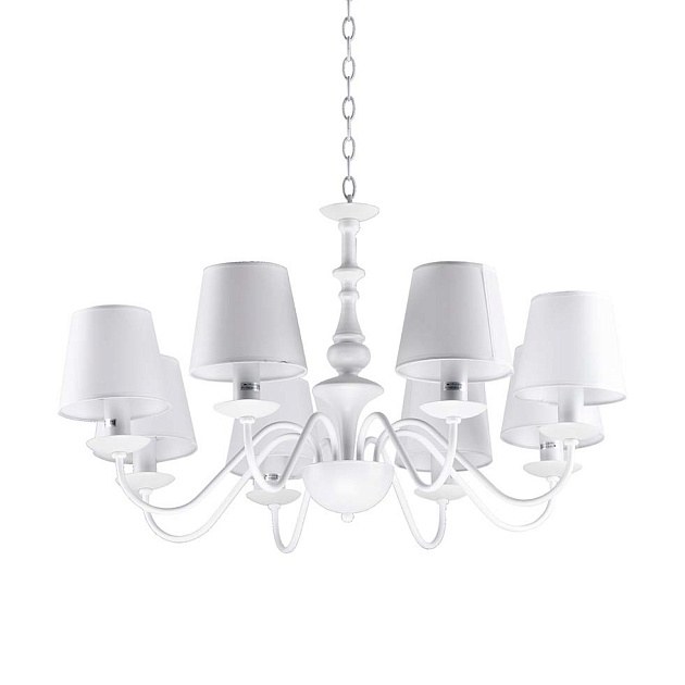 Подвесная люстра ЭкономСвет 25076/8WT WT изображение 1 Подвесная люстра ЭкономСвет 25076/8WT WT Фото № 1