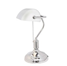 Настольная лампа Lumina Deco Banker LDT 305 WT+CHR 1