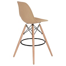 Стул барный DOBRIN DSW BAR (ножки светлый бук, цвет сиденья бежевый (GR-03)) 638GPP-LMZL DSW BAR 4