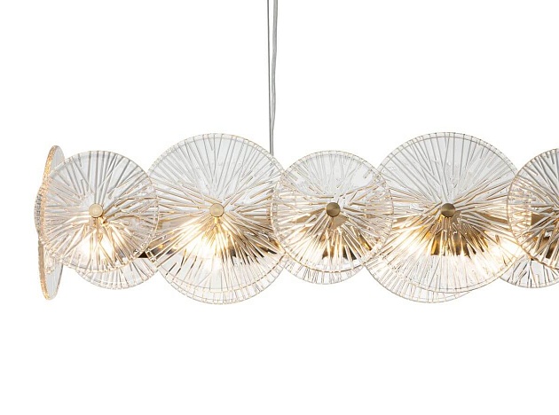 Подвесная люстра Indigo Miele 12021/7PL Brass V000021 изображение 3 Подвесная люстра Indigo Miele 12021/7PL Brass V000021 Фото № 3