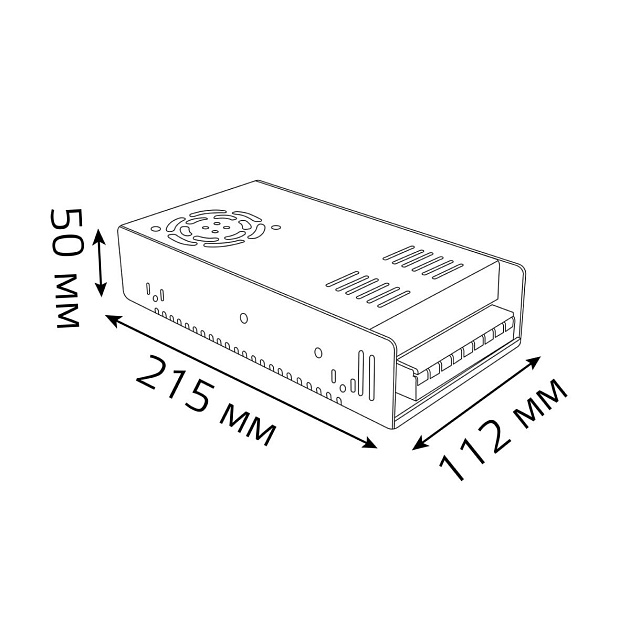Блок питания Gauss 360W 24V IP20 202002400 Фото № 4