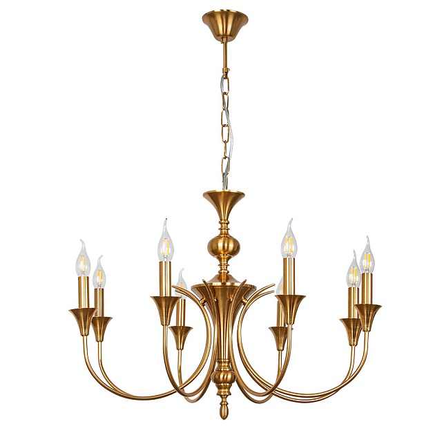 Подвесная люстра Arte Lamp COLLINETTA A4094LM-8PB Фото № 1