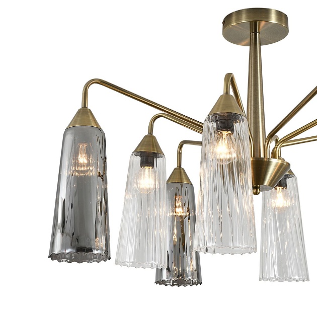 Потолочная люстра Indigo Campana 13028/8R Brass V000510 изображение 2 Потолочная люстра Indigo Campana 13028/8R Brass V000510 Фото № 2