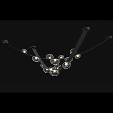 Подвесной светодиодный светильник Crystal Lux Bosque SP7 L3000 Black/Transparent 5