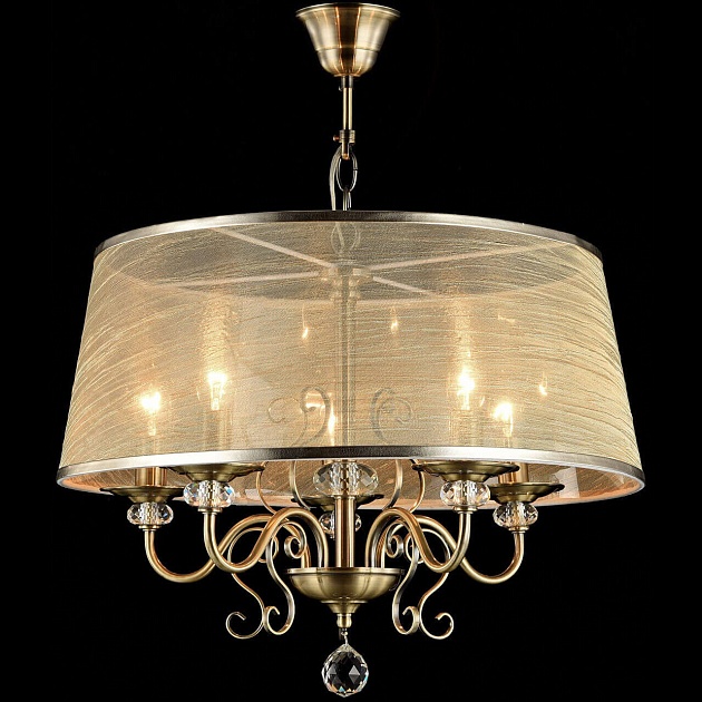 Подвесная люстра Freya Driana FR2405-PL-05C-BZ Фото № 5