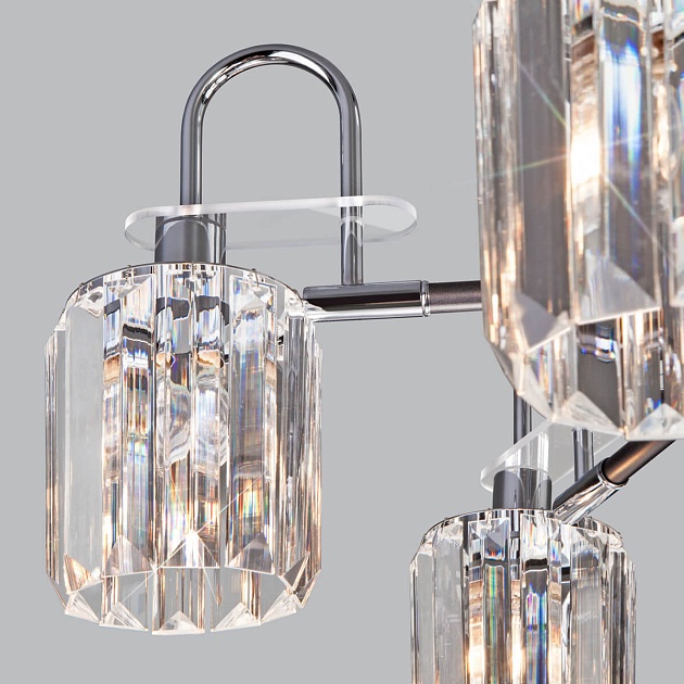 Потолочная люстра Eurosvet Tenia 70090/5 графит изображение 4 Потолочная люстра Eurosvet Tenia 70090/5 графит Фото № 4