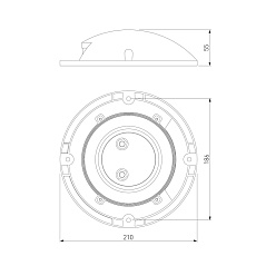 Ландшафтный светодиодный светильник Elektrostandard Park 35167/S a065926 1