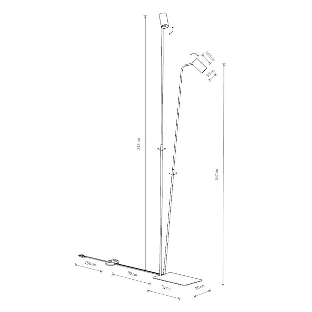 Торшер Nowodvorski Mono 7718 изображение 2 Торшер Nowodvorski Mono 7718 Фото № 2