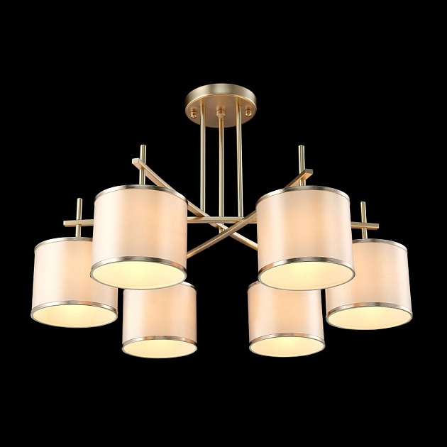 Потолочная люстра Crystal Lux Sergio PL6 Gold Фото № 3
