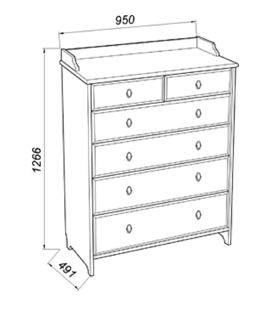 Комод Шведский Стандарт Вествик 6 414035002300 изображение 3 Комод Шведский Стандарт Вествик 6 414035002300 Фото № 3