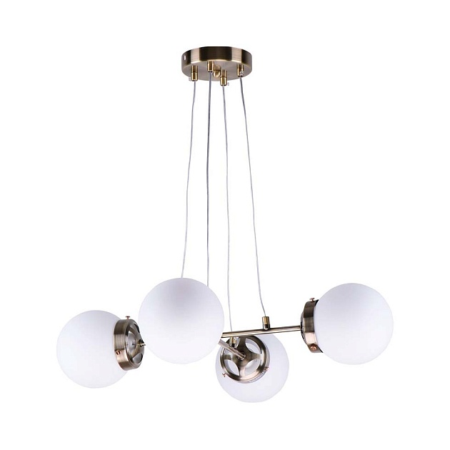 Подвесная люстра ЭкономСвет 10213/4AB WT Фото № 1