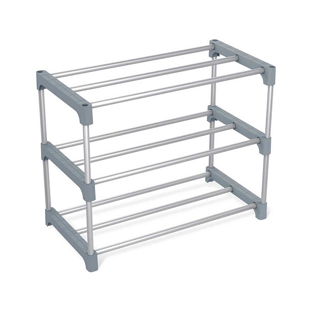 Обувница Sheffilton SHT-SR6 черный/хром лак 8397890701 Фото № 1