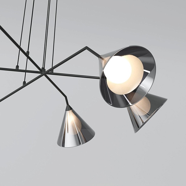 Подвесной светильник Eurosvet Enigma 70161/6 черный Фото № 5