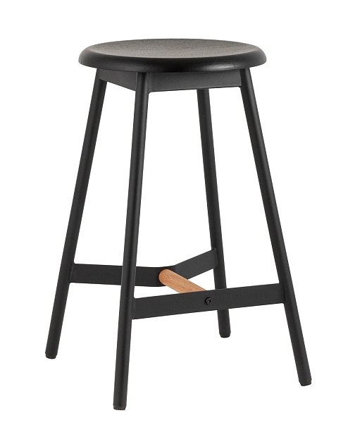 Полубарный стул Stool Group Knobb черный 9117H65 black Фото № 6
