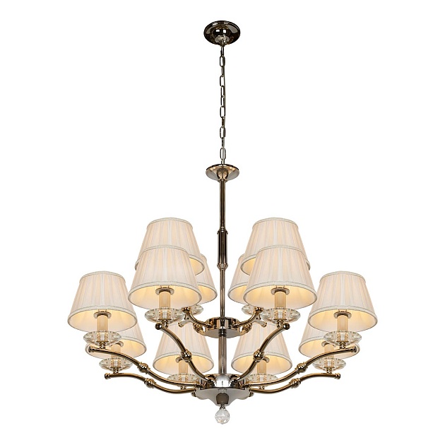 Подвесная люстра iLamp Vivaldi 85125/8+4 CR изображение 4 Подвесная люстра iLamp Vivaldi 85125/8+4 CR Фото № 4