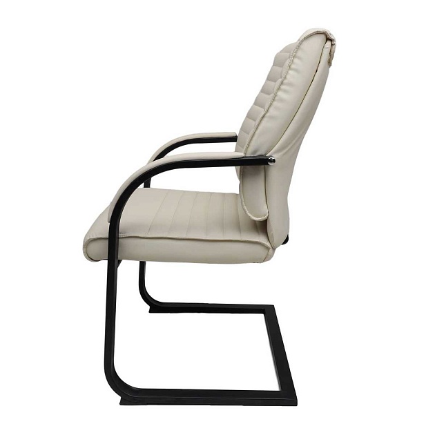 Офисный стул AksHome Augusto кремовый + черный 87591 Фото № 10