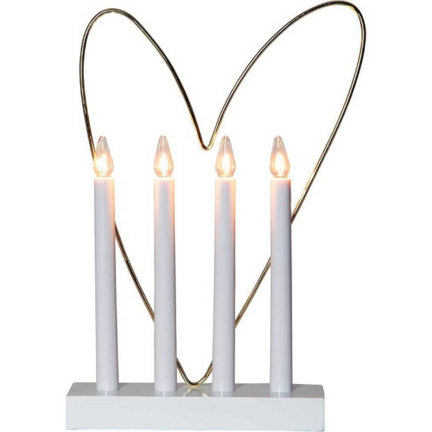 Подсвечник новогодний Eglo GLOSSY HEART 410978 Фото № 1