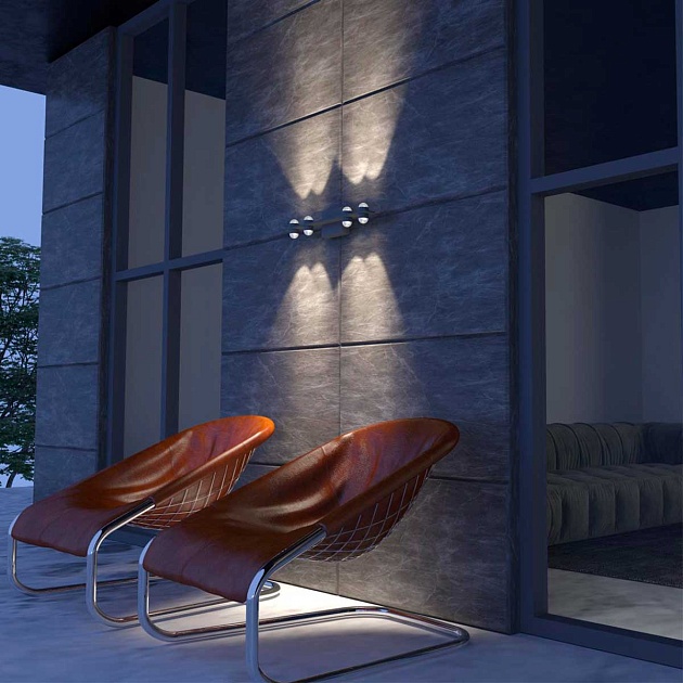Уличный настенный светодиодный светильник Novotech Street Calle 358572 Фото № 4