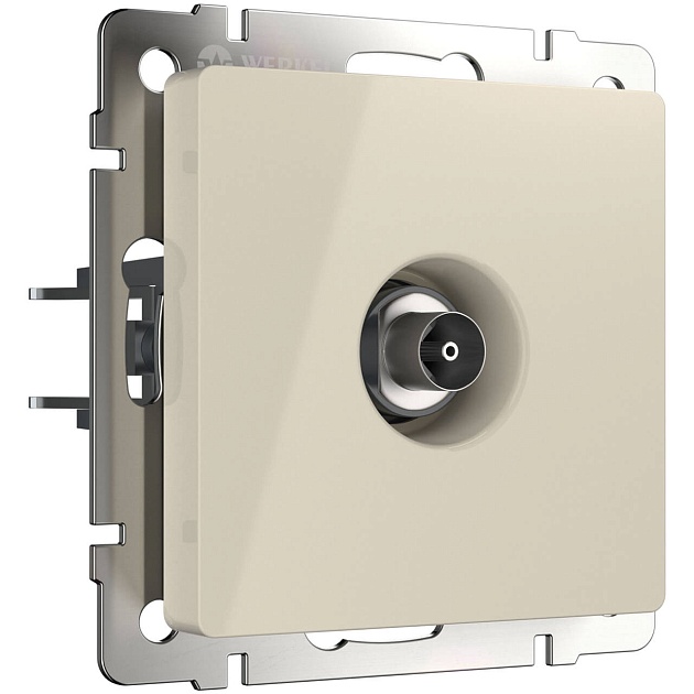 ТВ-розетка оконечная Werkel слоновая кость W1183003 4690389155802 изображение 1 ТВ-розетка оконечная Werkel слоновая кость W1183003 4690389155802 Фото № 1