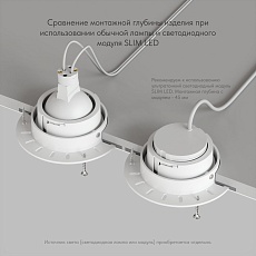 Встраиваемый светильник Denkirs Vibi DK3055-WH 4