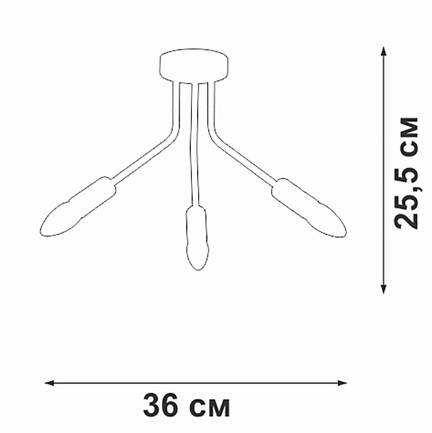Потолочная люстра Vitaluce V3020-1/3PL изображение 4 Потолочная люстра Vitaluce V3020-1/3PL Фото № 4