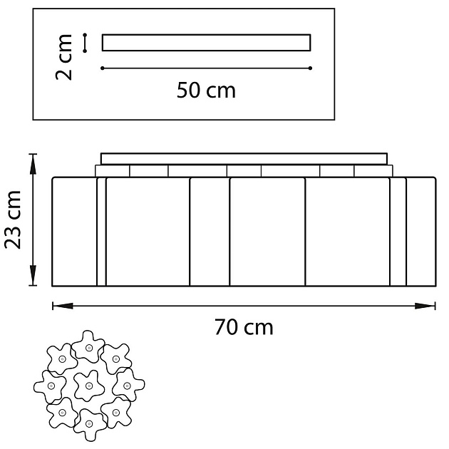 Потолочная люстра Lightstar Nubi 802093 Фото № 3