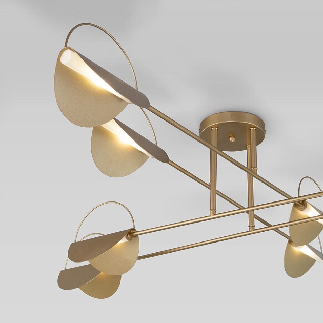 Потолочная люстра Eurosvet Grazia 70148/8 золото изображение 3 Потолочная люстра Eurosvet Grazia 70148/8 золото Фото № 3