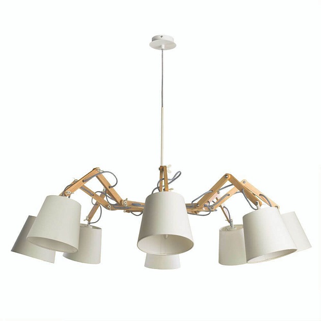 Подвесная люстра Arte Lamp Pinoccio A5700LM-8WH изображение 1 Подвесная люстра Arte Lamp Pinoccio A5700LM-8WH Фото № 1