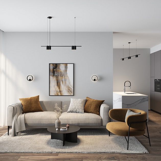 Подвесная люстра Denkirs Orbit DK4061-BK Фото № 4