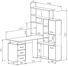 Письменный стол Woodville КС-15 328695 1