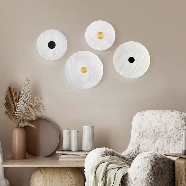 Настенный светодиодный светильник Eurosvet Thasos 40340 LED латунь Фото № 4