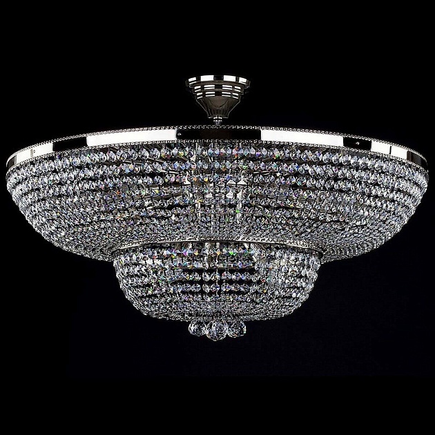 Потолочная люстра Artglass Gerta Dia 800 Nickel CE изображение 1 Потолочная люстра Artglass Gerta Dia 800 Nickel CE Фото № 1