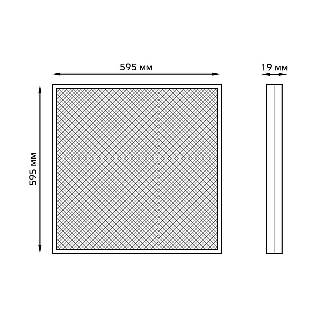 Потолочный светодиодный светильник Gauss 842123245 Фото № 2