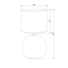 Настольная лампа TK Lighting 5066 Palla 1