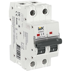 ARMAT Автоматический выключатель M10N 2P L 5А IEK AR-M10N-2-L005