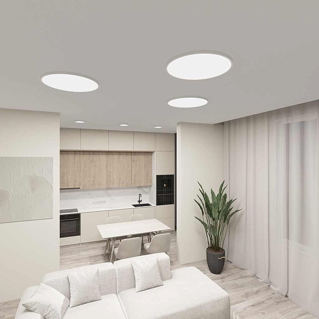 Накладной светильник Denkirs THIN DK6524-WH изображение 3 Накладной светильник Denkirs THIN DK6524-WH Фото № 3