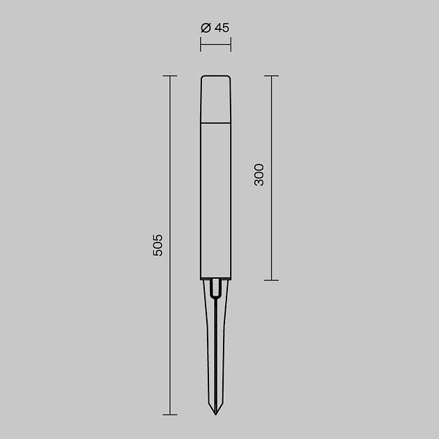Ландшафтный светильник Maytoni Outdoor O416FL-L3B3K1 Фото № 2