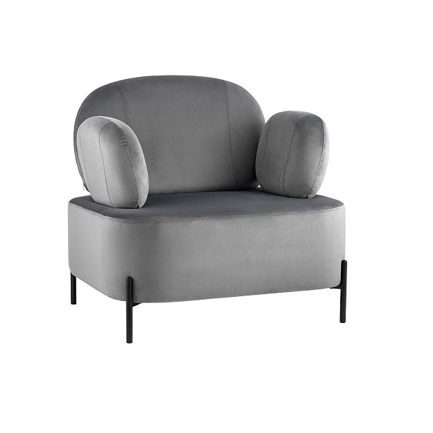 Кресло Stool Group Кэнди велюр серый vd-candy-b27 изображение 1 Кресло Stool Group Кэнди велюр серый vd-candy-b27 Фото № 1