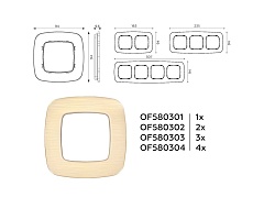 Рамка AMBRELLA VOLT OF580304 2