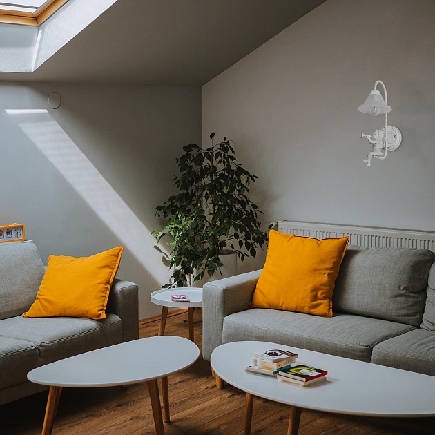 Бра Arte Lamp Amur A1133AP-1WG изображение 7 Бра Arte Lamp Amur A1133AP-1WG Фото № 7