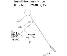 Бра Kink Light Некси 09440-2,19(3000K) 1
