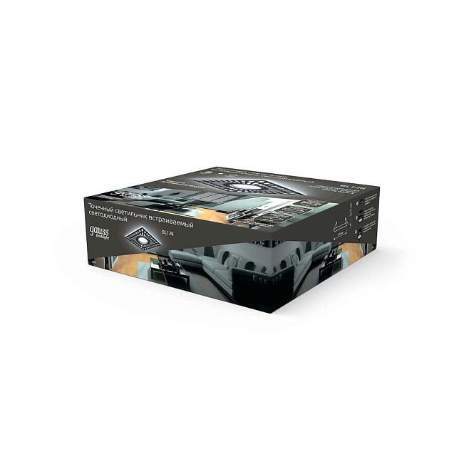 Встраиваемый светильник Gauss Backlight BL126 изображение 3 Встраиваемый светильник Gauss Backlight BL126 Фото № 3