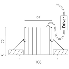 Светильник светодиодный уличный Ciclone Lightstar 385147 2