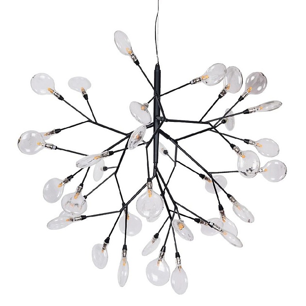 Подвесная люстра Crystal Lux Evita SP36 Black/Transparent Фото № 4