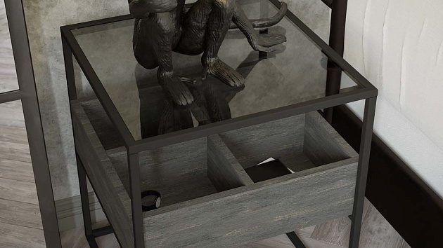 Прикроватная тумба Калифорния Кассо ТП01 Интра 6599811202 изображение 5 Прикроватная тумба Калифорния Кассо ТП01 Интра 6599811202 Фото № 5