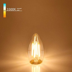 Лампа светодиодная филаментная Elektrostandard E27 7W 3300K прозрачная a048670