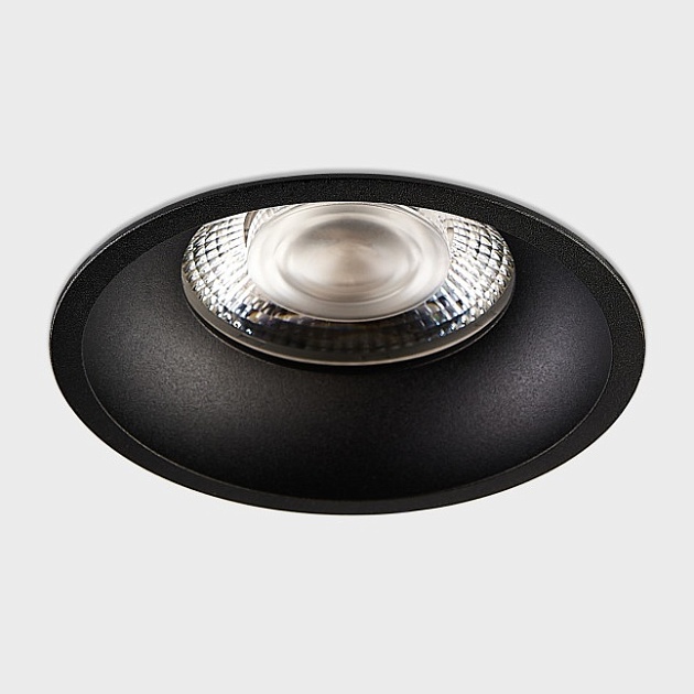 Встраиваемый светодиодный светильник Italline IT08-8032 black 3000K Фото № 1