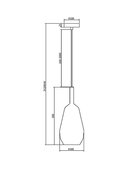 Подвесной светильник Maytoni Duality MOD271PL-01B7 Фото № 2