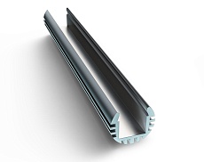 Профиль круглый универсальный серебро 1м. Apeyron 08-17-01