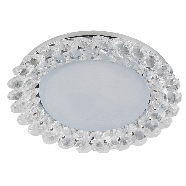 Встраиваемый светильник ЭРА GX53 DK84 CH/WH Б0020573 Фото № 1